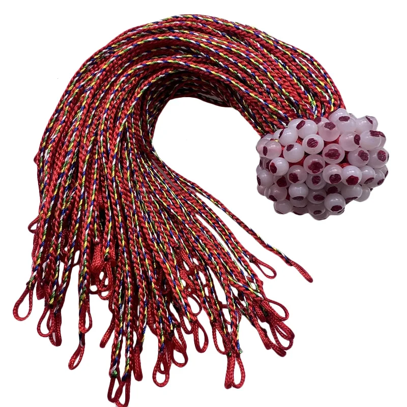 10-20pcs Fashion Lucky Mixed Color Red Thread String Multi Hand Rope Peach Blossom Gift Wholesale Men And Women Jewelry Lovers