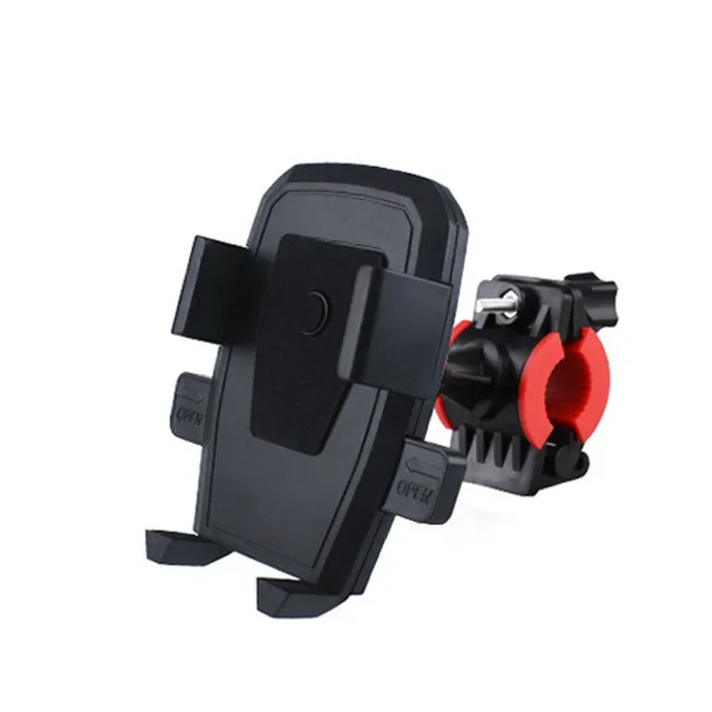 Motorcycle Bicycle Universal Phone Holder Stand Auto Lock Mobile Phone Holder Motor Bike Handlebar Clip Stand GPS Mount Bracket