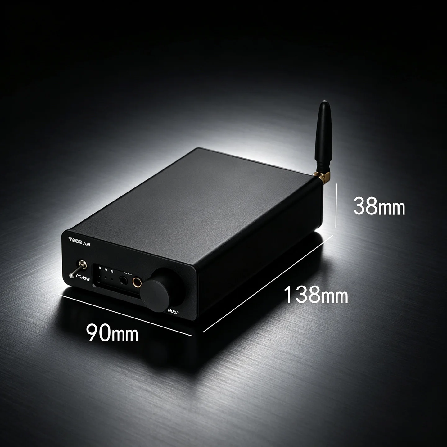 YJCO DAC Kopfhörerverstärker HIFI QCC3084 Bluetooth 5.4 ES9039 Koaxial-Faser-USB-Eingang 24bit 96K DC12V Kopfhörerverstärker – Detail 6