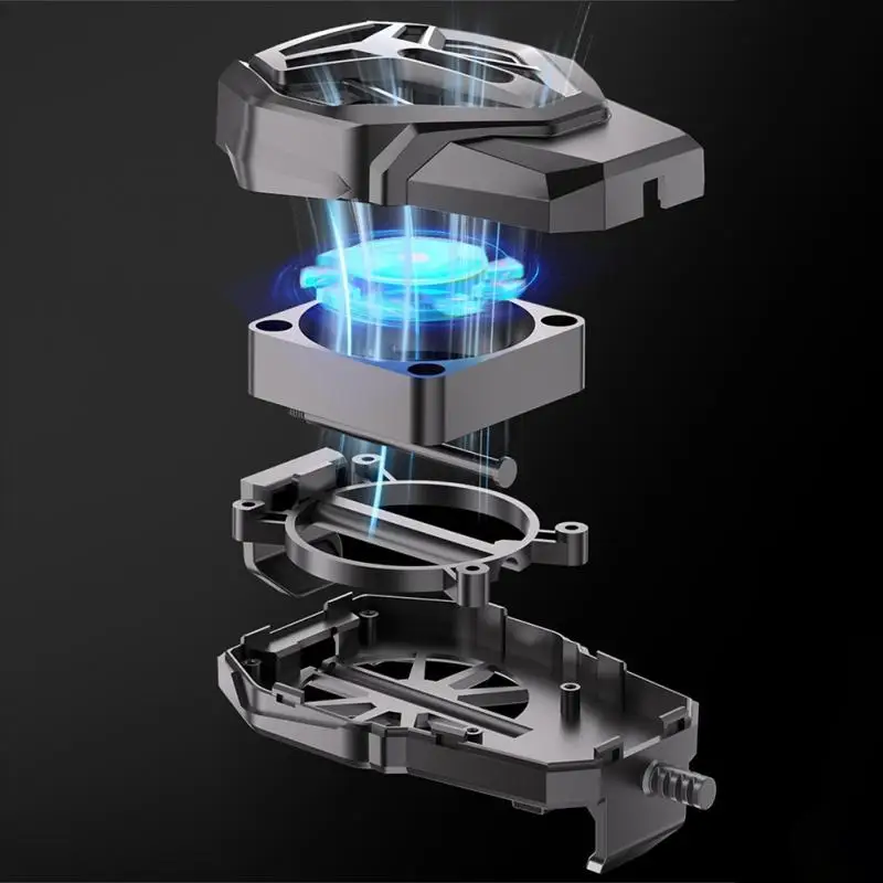 Professional Game Phone Cooler Silent Phone Cooler Turbo Fan Fast Cooling Fans Gaming Radiator