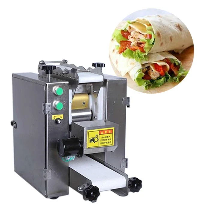 Food industry automatic thin pancake machine maquina de tortillas de harina electric roti maker machine chapati making machine