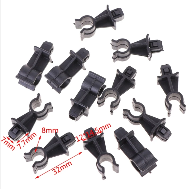 Automobile Parts2pc/10pcs Car Retainer Clip Set Bonnet Hood Support Prod Rod Clamp Holder Car Accessories view 4