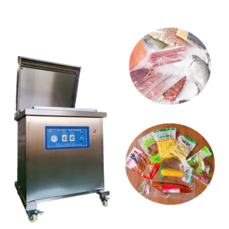 High quality large factory  manufacturing good price  concave plane dual - purpose small food vacuum sealing packaging machine