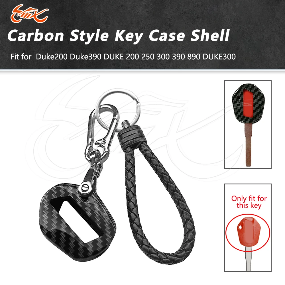 

Подходит для Duke 200 Duke 390 DUKE 200 250 300 390 890 DUKE300, пластиковый карбоновый чехол для ключей мотоцикла, ключи