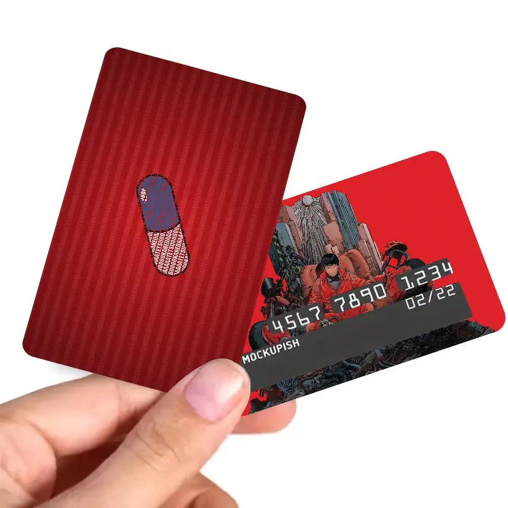 Superpower Energy Body A-akira Diy Credit Debit Card Sticker Party Sticker Decoration Waterproof Small Chip Card Skin Sticker
