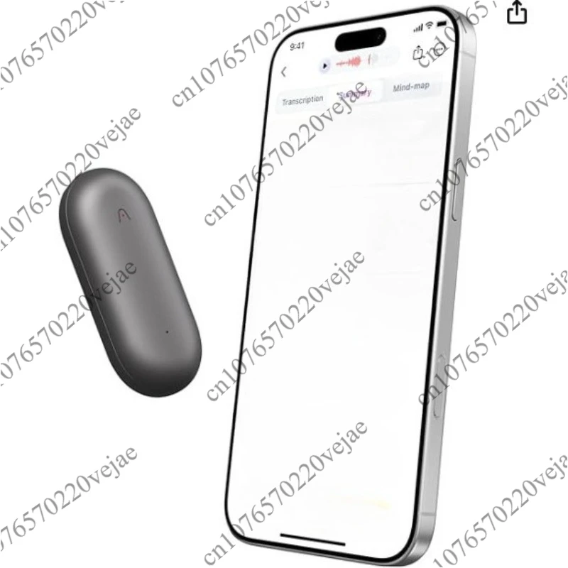 AI Voice-to-Text Recorder Pen Bracelet Mini Plaud Note Pin Wearable GPT4o