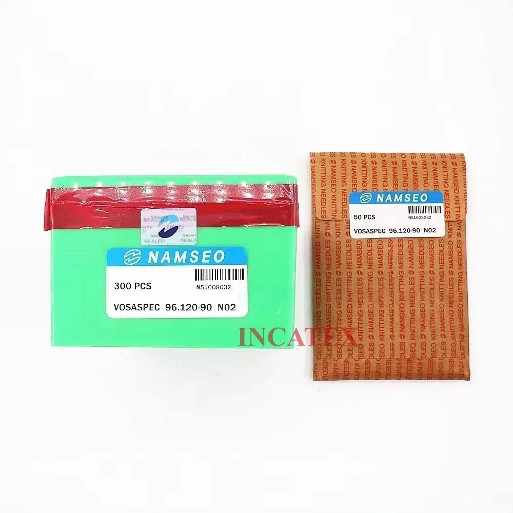 300 Uds. Aguja de tejer NAMSEO genuina de Corea VOSASPEC 96.120-90 N02 para máquina de tejer china SHIMA SEIKI