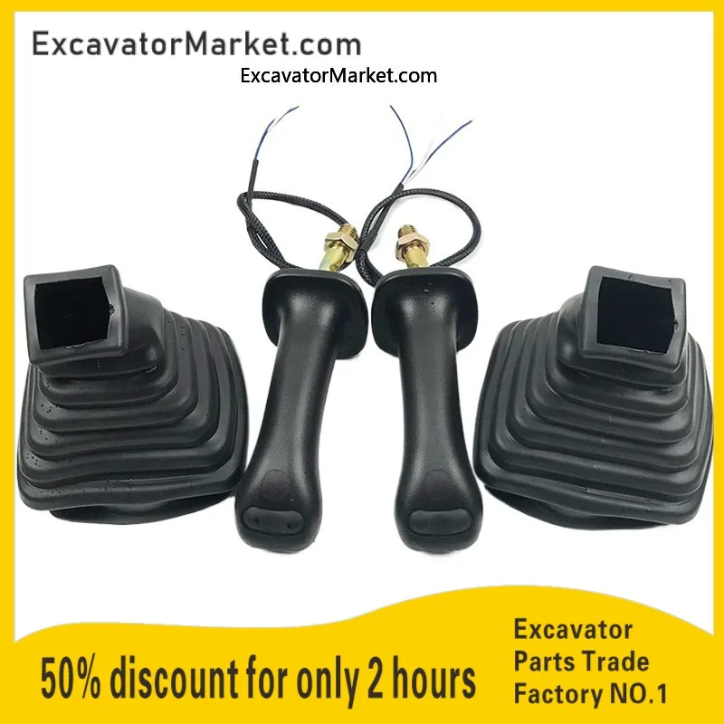 Excavator Parts For Doosan Daewoo Dh Dx 60/80/150/220/225/258/300-7 Control Rod Handle Rubber Excavator Accessories