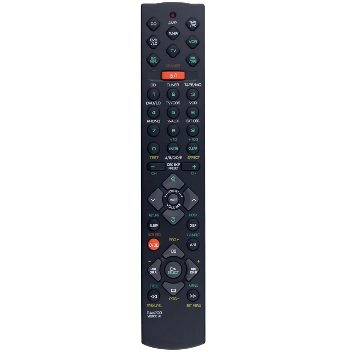 Happy New-  Replace RAV200 Remote Control for AV Receiver V269010US -22 RX-V495 -5140 -5140RDS Spare Parts