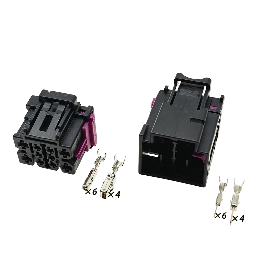 1/5/10 PCS 10 Pin Female Or Male Car Electric Seat Heating Switch Connector Power Tailgate Plug 4F0937733 4F0937743