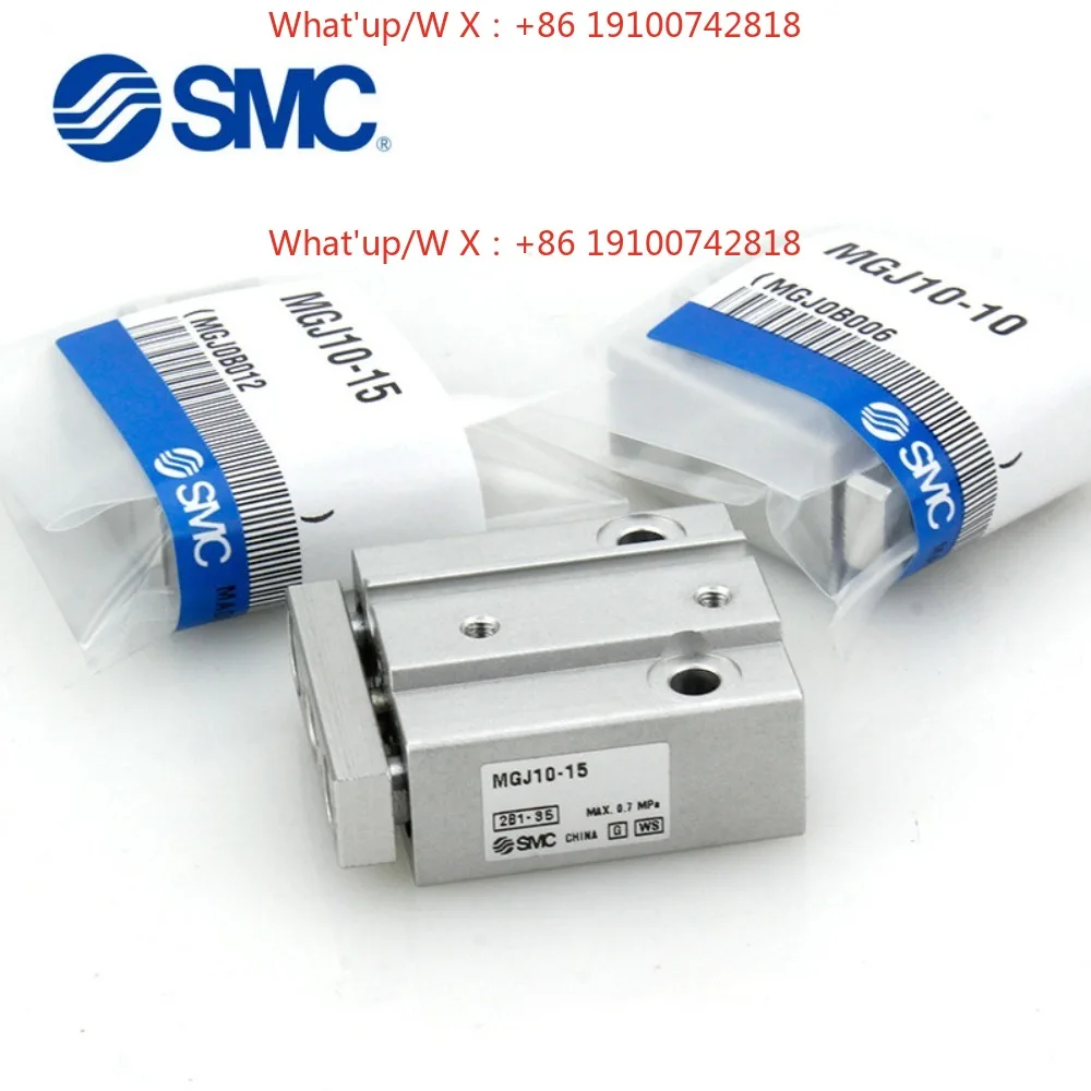 SMC miniature three-axis with guide rod cylinder mgj6-5/10/15/20 mgj10-5/10/20