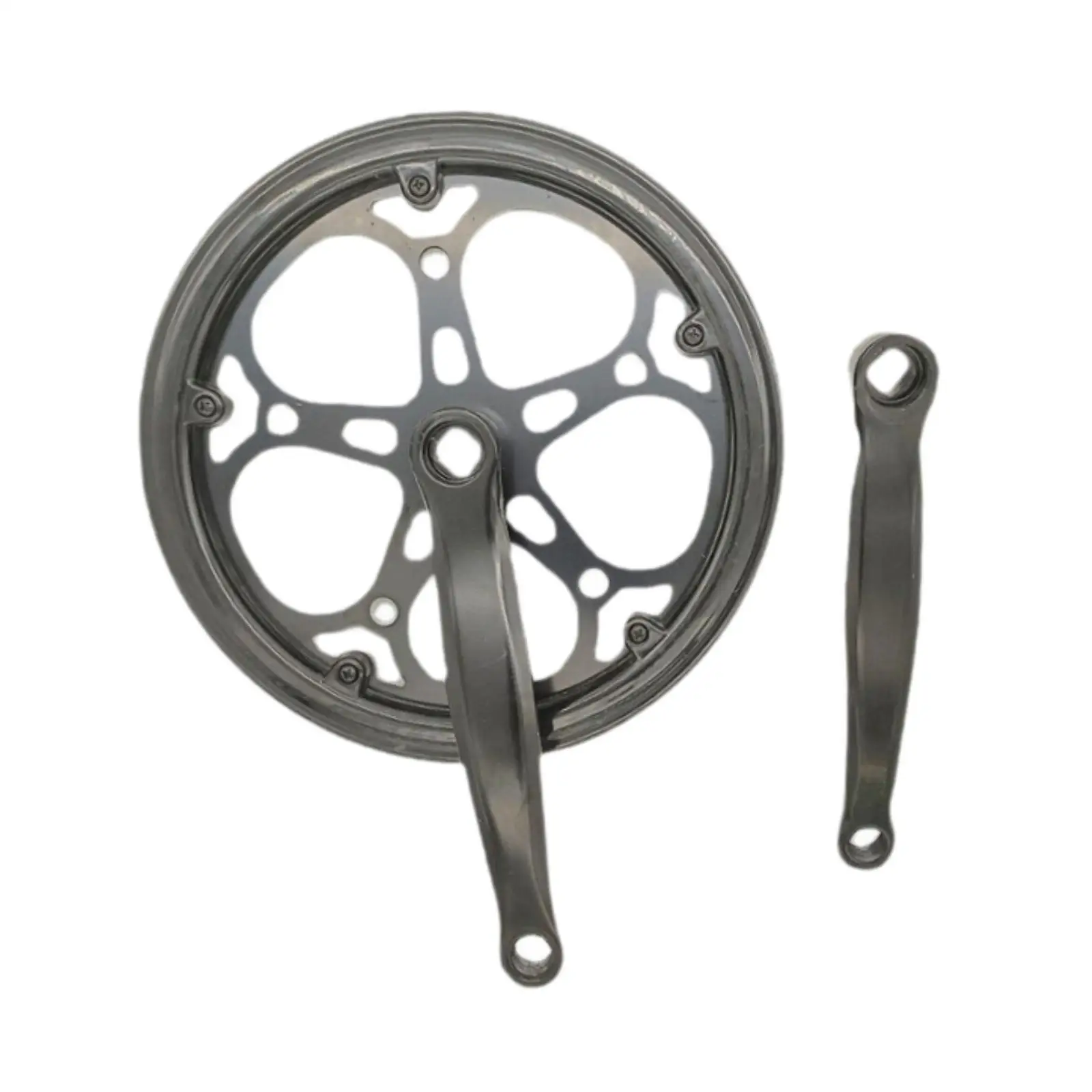 

Bike Crankset Single Chainring Bike Crank Arm Set 52T Chain Wheel High Strength
