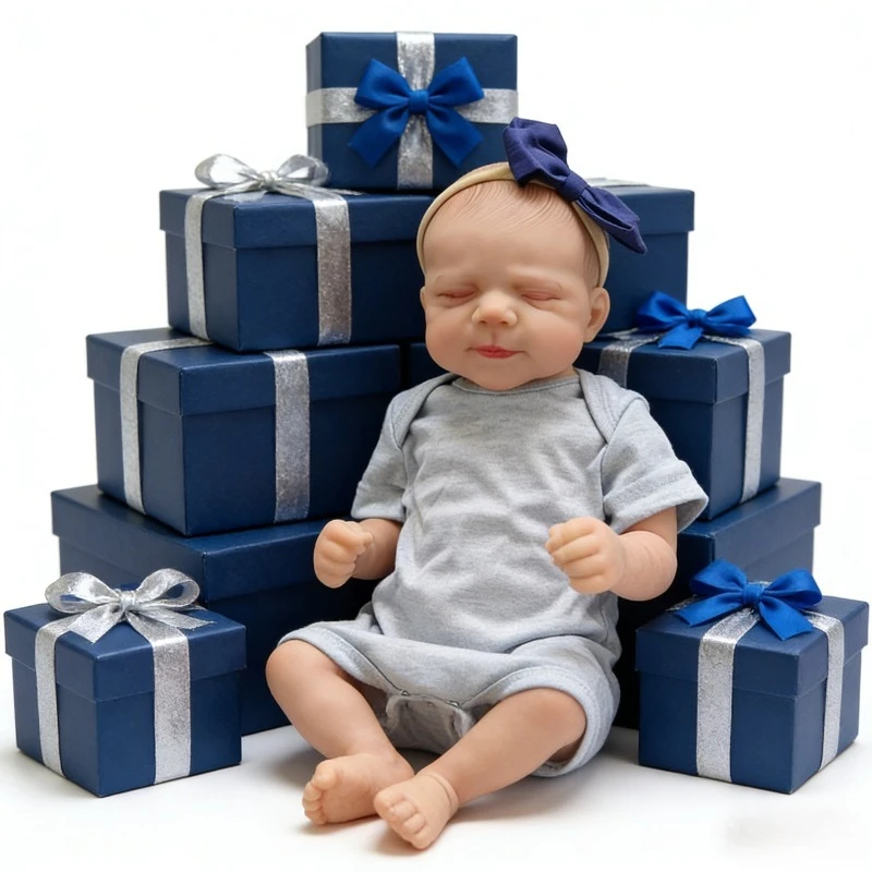 45cm Reborn Dolls Pascale  High Quality Hand Painted Doll  with Cotton Body