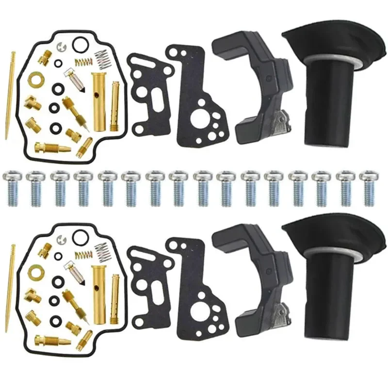 Motorcycle carburetor repair kit For Yamaha XV500 XV535 XV 500 535 1990-2002 Fuel system float plunger diaphragm