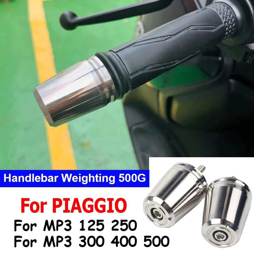 For PIAGGIO MP3 125 MP3 250 MP3 300 400 500 MP3 Motorcycle Accessories Handlebar Grips Handle Bar Cap Ends Plug Balance Slider