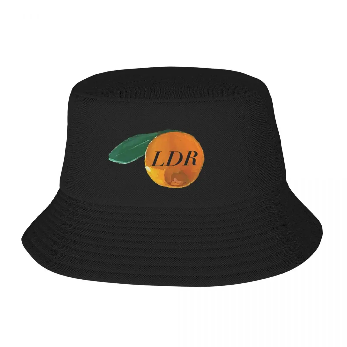 Violet Bent Backwards over the Grass (Orange LDR Badge) Bucket Hat Christmas Hat hard hat tea Caps For Women Men's