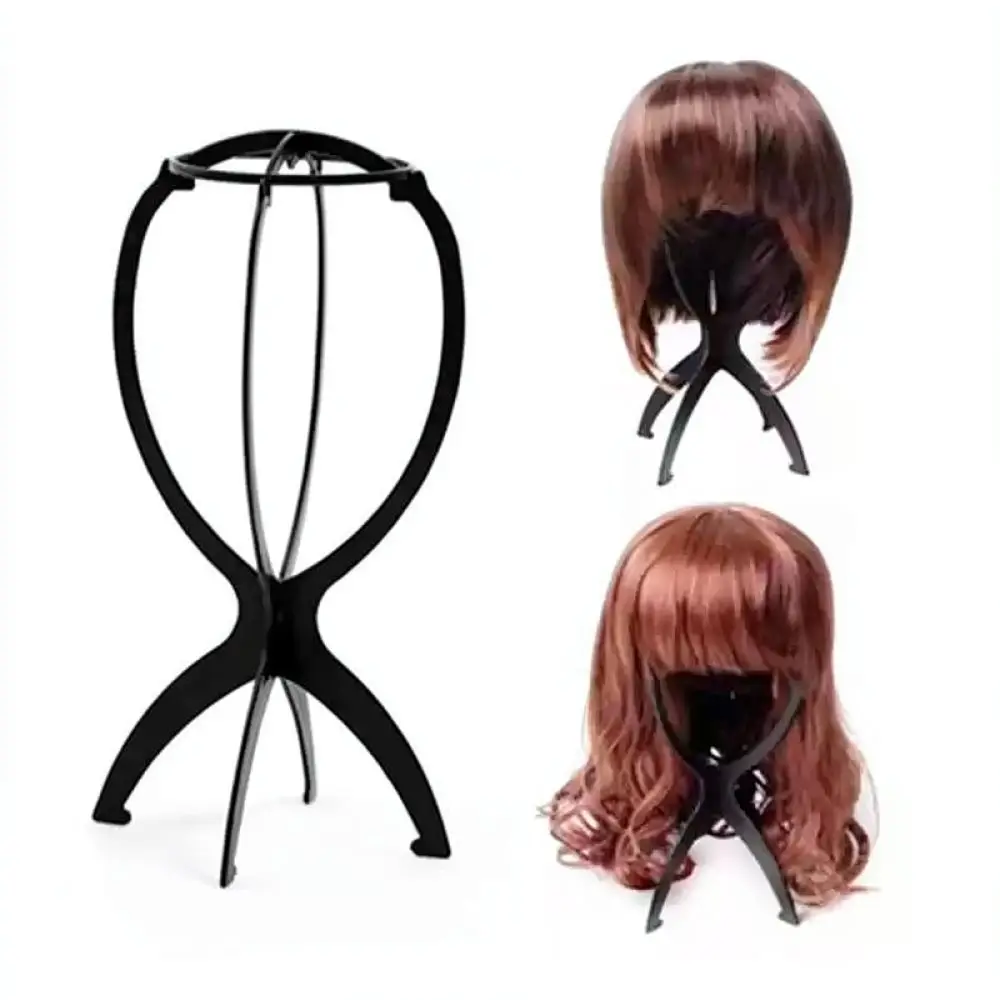Detachable Wig Stand Holder Lightweight Plastic Display Rack Support Organizer For Salon Hair Care Supplies
