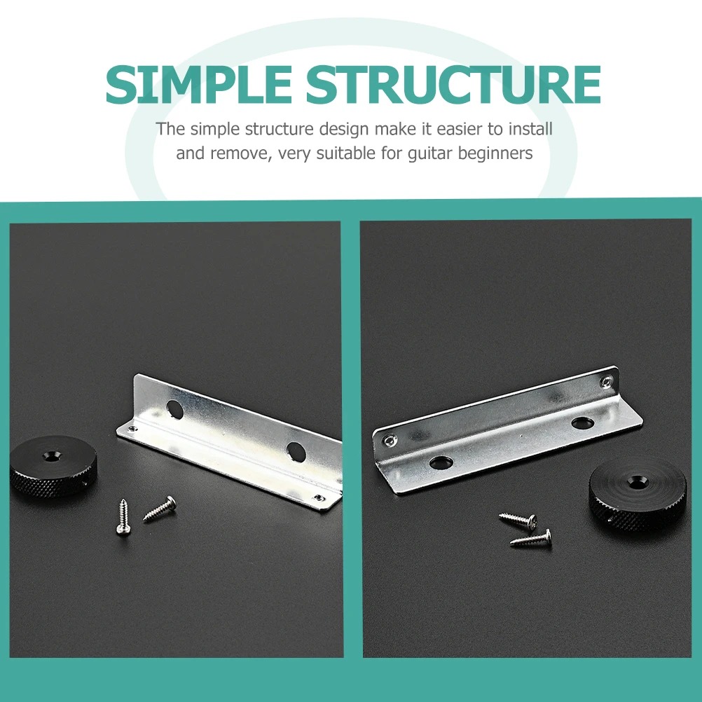 

1 Set Electric Guitar Control Plate Replacement Metal Parts For Guitarwear-Resistant Small Size Easy Install Guitar Accessories