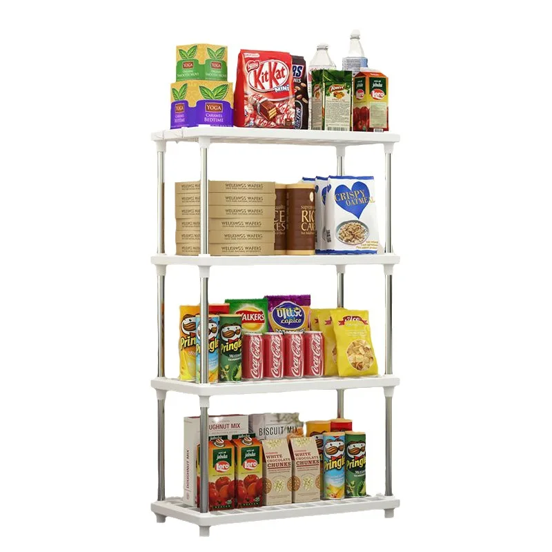 Multi Functional Storage Rack Home Bedroom Multi-layer Bookshelf Storage Rack Modern Minimalist Snack Kitchen Storage Rack