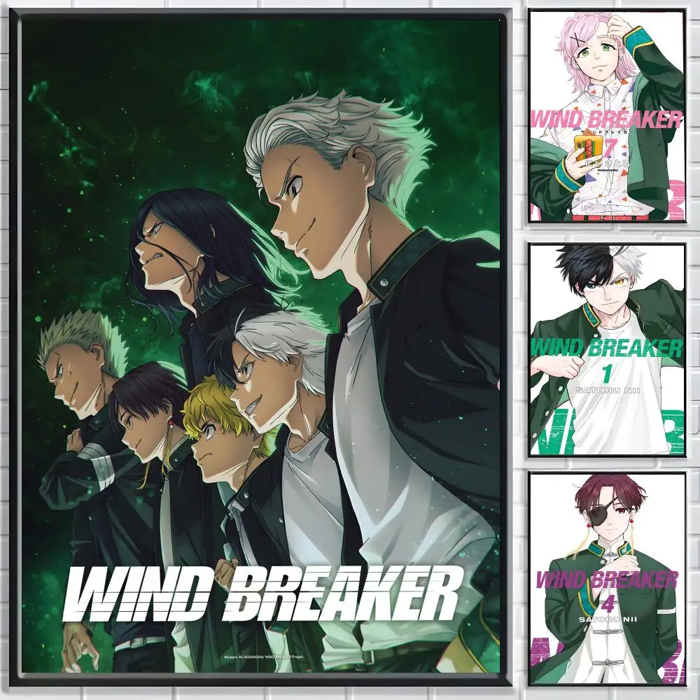 W-Wind Breaker Poster Classic poster and wall art prints are suitable for living rooms, bedrooms,and home