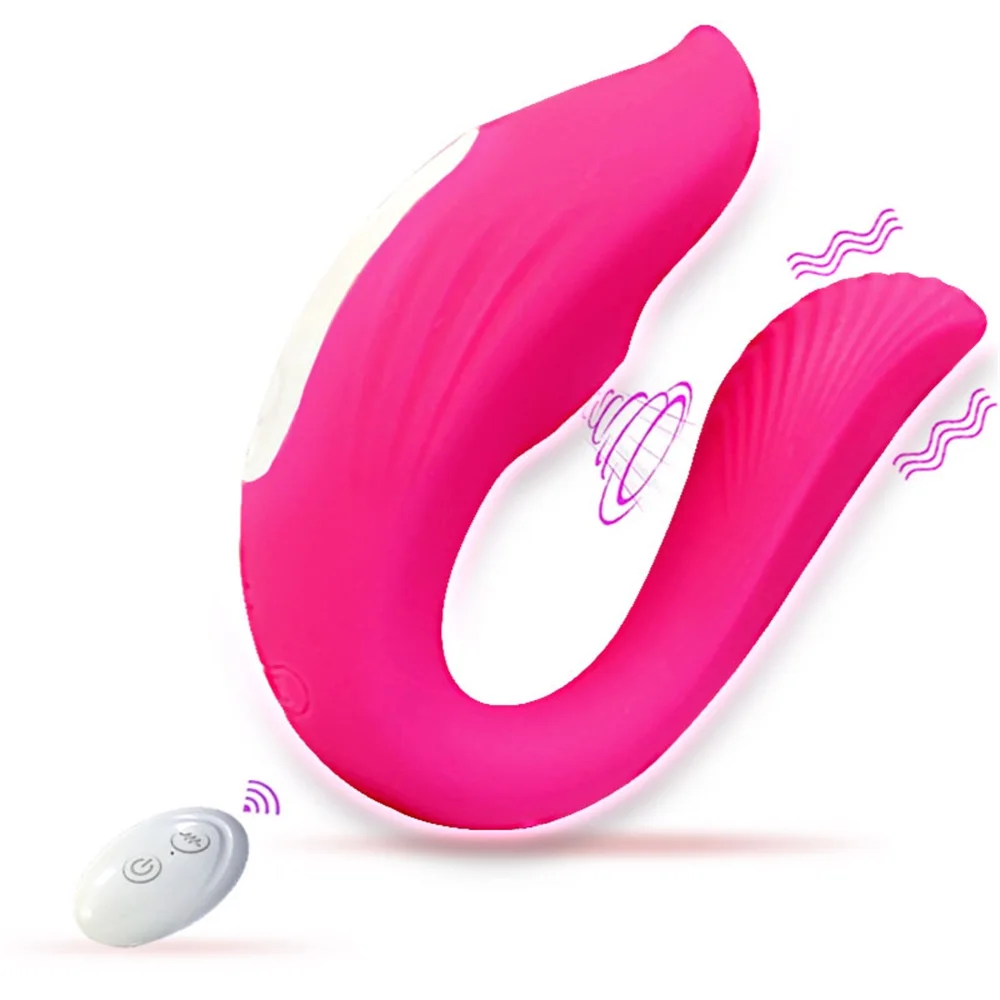 SC1TOYSucking Vibrator Panties Wearable U Shaped Dildo Oral Sex Clit Dual Stimulation Vaginal Massager Adult Couple Sex Toys for