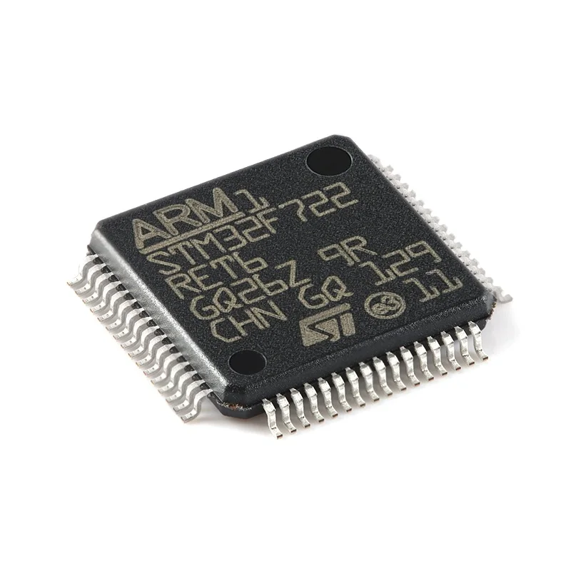 1 قطعة العلامة التجارية الجديدة الأصلي STM32F722RET6 LQFP-64 الذراع Cortex-M7 32 بت متحكم MCU