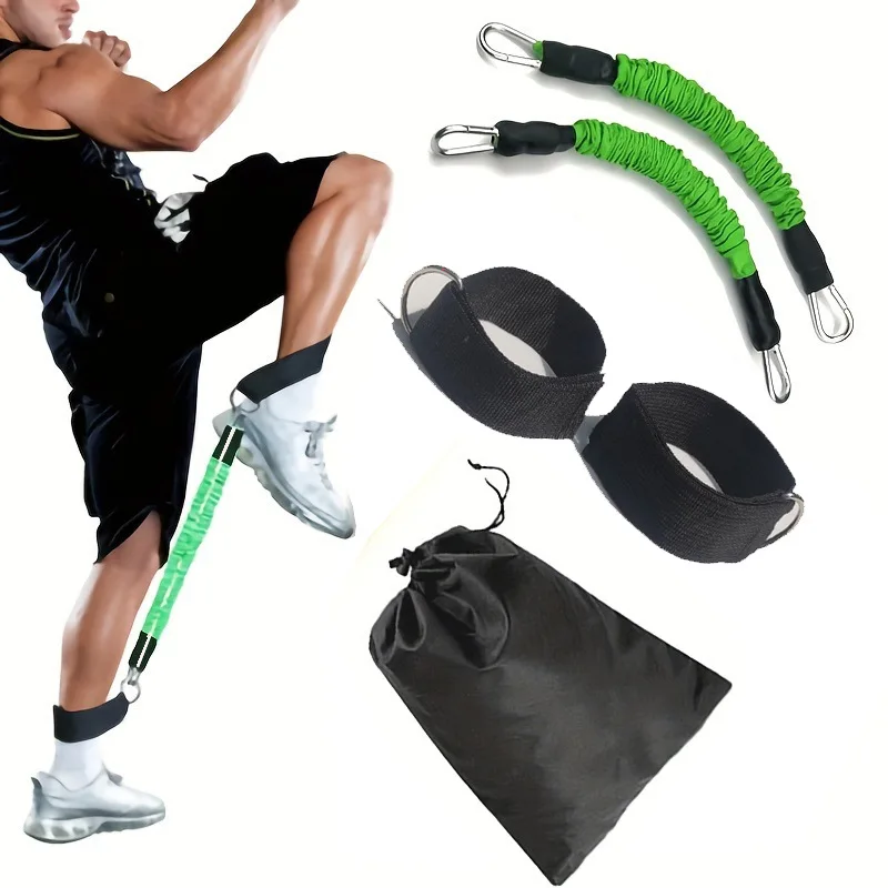 Ankle Straps Resistance Bands Set Fitness Workout Exercise Equipment Ankle Weight Yoga Elastic Fitness Band For Gym Man Woman