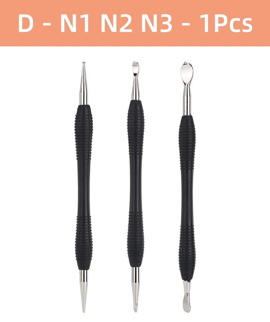Qjh Leder Modellierung Schnitzwerk zeuge Set Modell ier punkt Stift Löffel Leder Präge Werkzeugs atz Leder Handwerk Modell ier werkzeuge Set – Detail 12