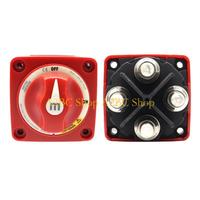 A2BC Battery Mass Marine Switch M8-Stud 300A 12V-48V Isolator Disconnect Switch