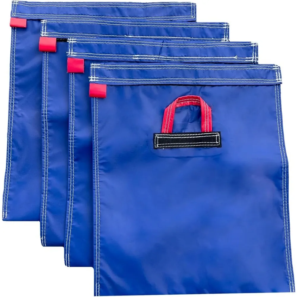 

Heavy Duty Vinyl Sandbags 50lb Capacity 4 Pack for Bounce House Water Slide Canopy Tent Indoor Outdoor Anchor Safety