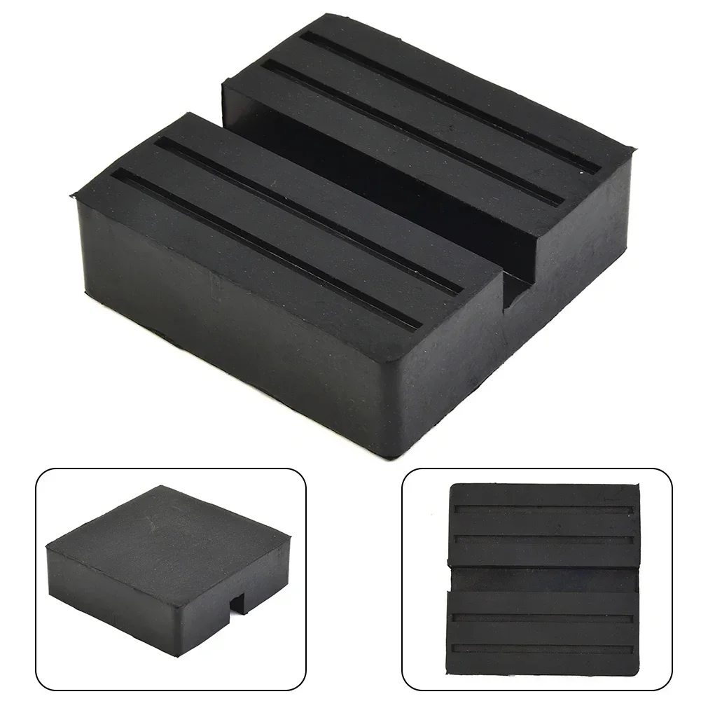 1pcs Car Jack Rubber Pads Lift Jack Stand Pad Floors Slotted Car-Jack Rubber Pads Frame Protect Adapter Jack Tools Rail Adapter