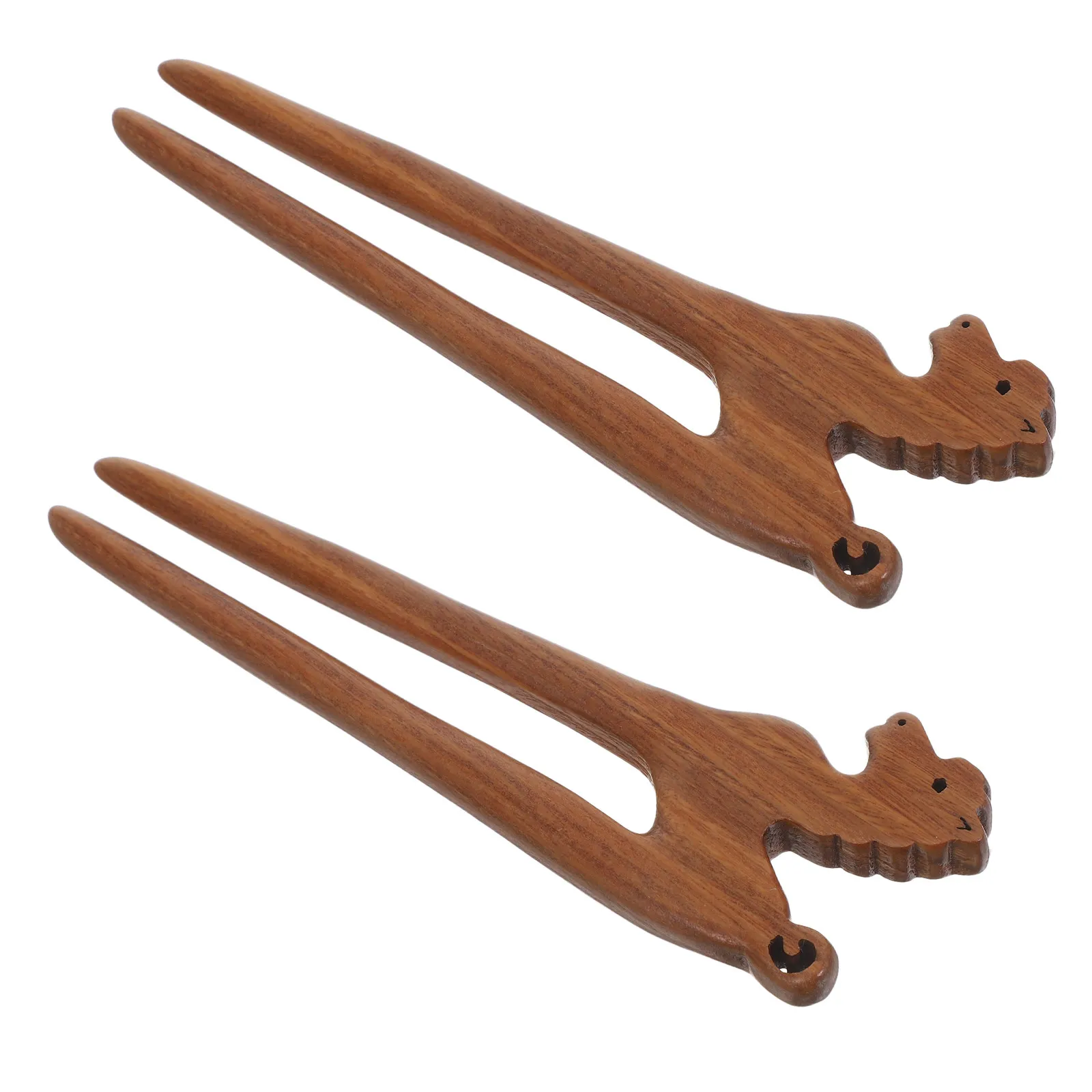 

2 шт. зеленые заколки для волос из сандалового дерева, традиционные китайские деревянные шпильки для волос, ретро-заколки для пучка к Празднику Весны