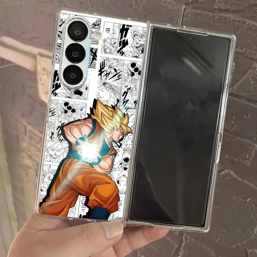 حافظة لهاتف سامسونج جالاكسي ZFold3 Z Fold 7 6 5 4 3 ZFold7 ZFold6 ZFold4 ZFold5 غطاء هاتف ناعم شفاف