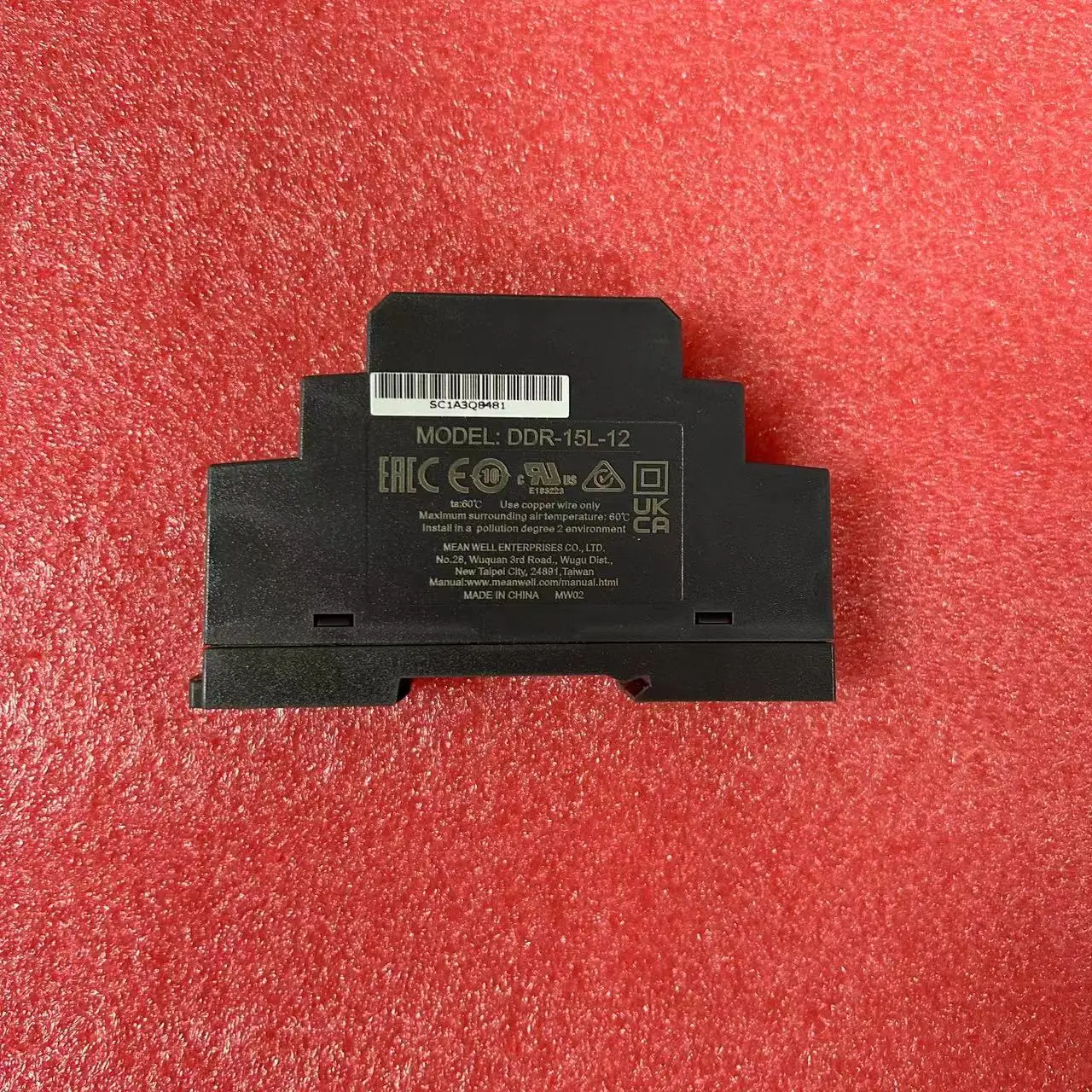 DDR-15 MEAN WELL DDR-15G-24 Mean bien DDR-15G 24V Fuente de alimentación 15W 0.63A