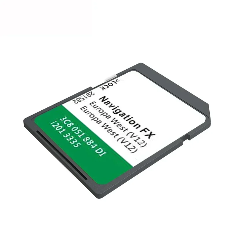 SD Điều Hướng FX V12 Nav Hệ Thống Châu Âu Tây Chính Hãng Cho VW Bản Đồ Màu Fire Opal KTP