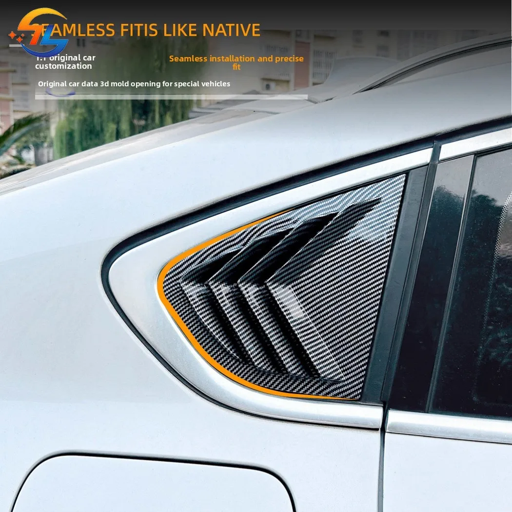 For BMW X4 F26 2014-2018 Window Blind Car Triangle Window Sticker Exterior Decoration Modification Accessories Decoration Parts