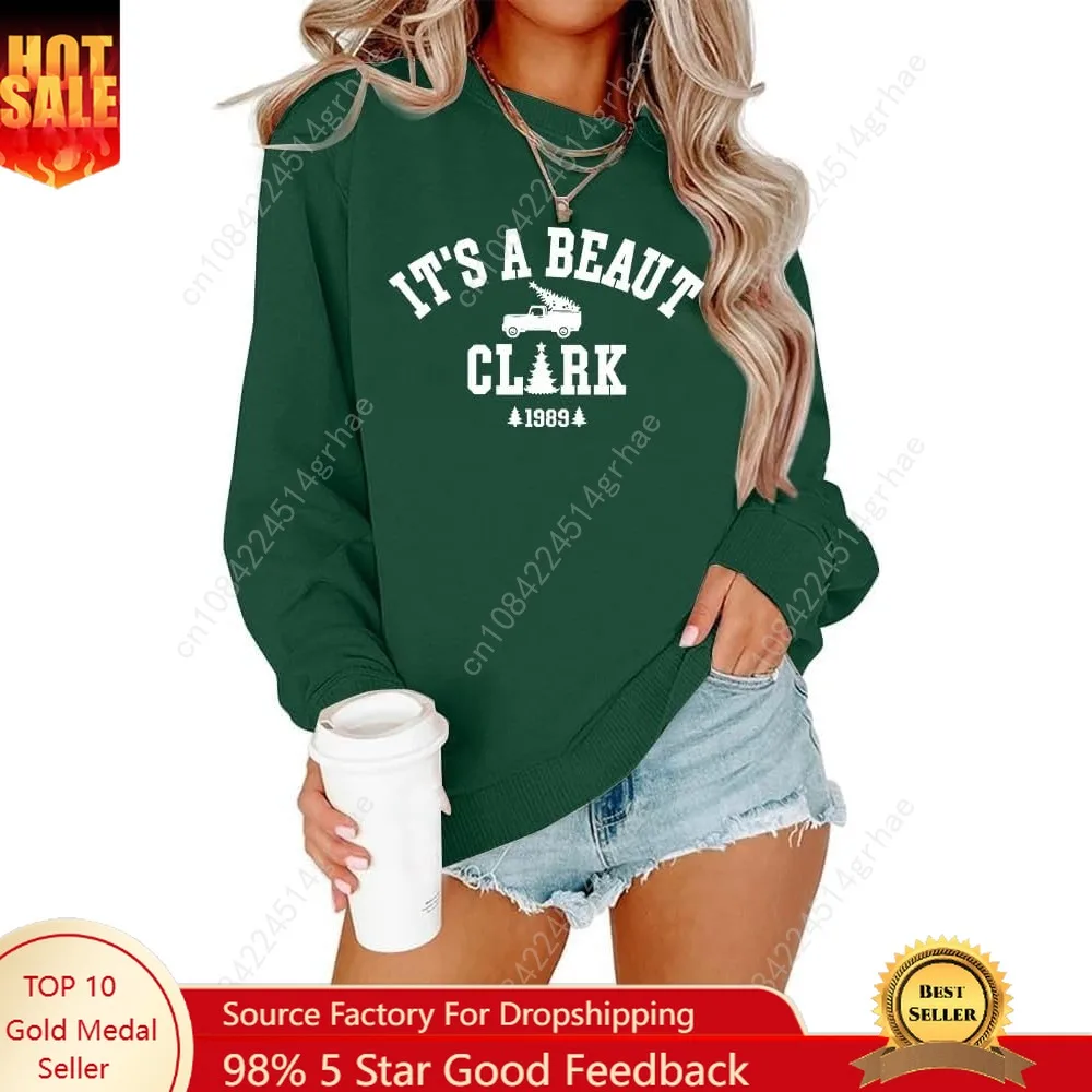 

Christmas Sweatshirts for Women It's A Beaut Clark Sweatshirts Xmas Holiday Crewneck Long Sleeve Pullover