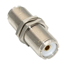 1PC UHF SO239 Female To UHF SO239 Female Straight Connector SO239 Female to UHF