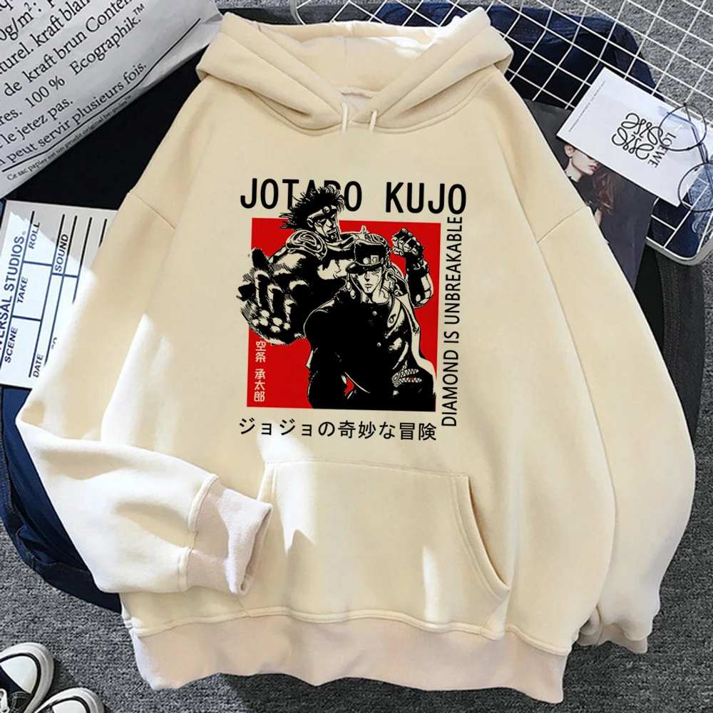 

Jojo Bizarre Adventure hoodies women 2023 long sleeve top gothic y2k aesthetic pulls clothes female Winter clothes