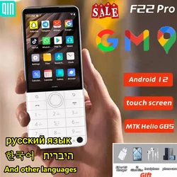 F22 Pro DuoqinPhone com tela sensível ao toque, Android 12 Smartphone, Suporte Talkback Telefone, Assistente de voz, 4G, Frete Grátis