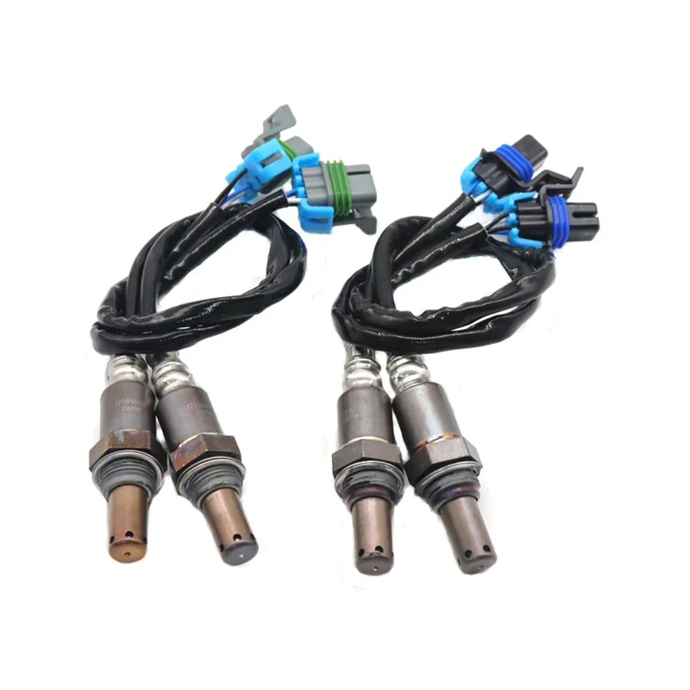 2x Car 12589321 12599866 Up+Downstream Air Fuel Ratio Lambda Oxygen Sensor for Chevy Silverado Suburban Tahoe GMC Sierra Yukon