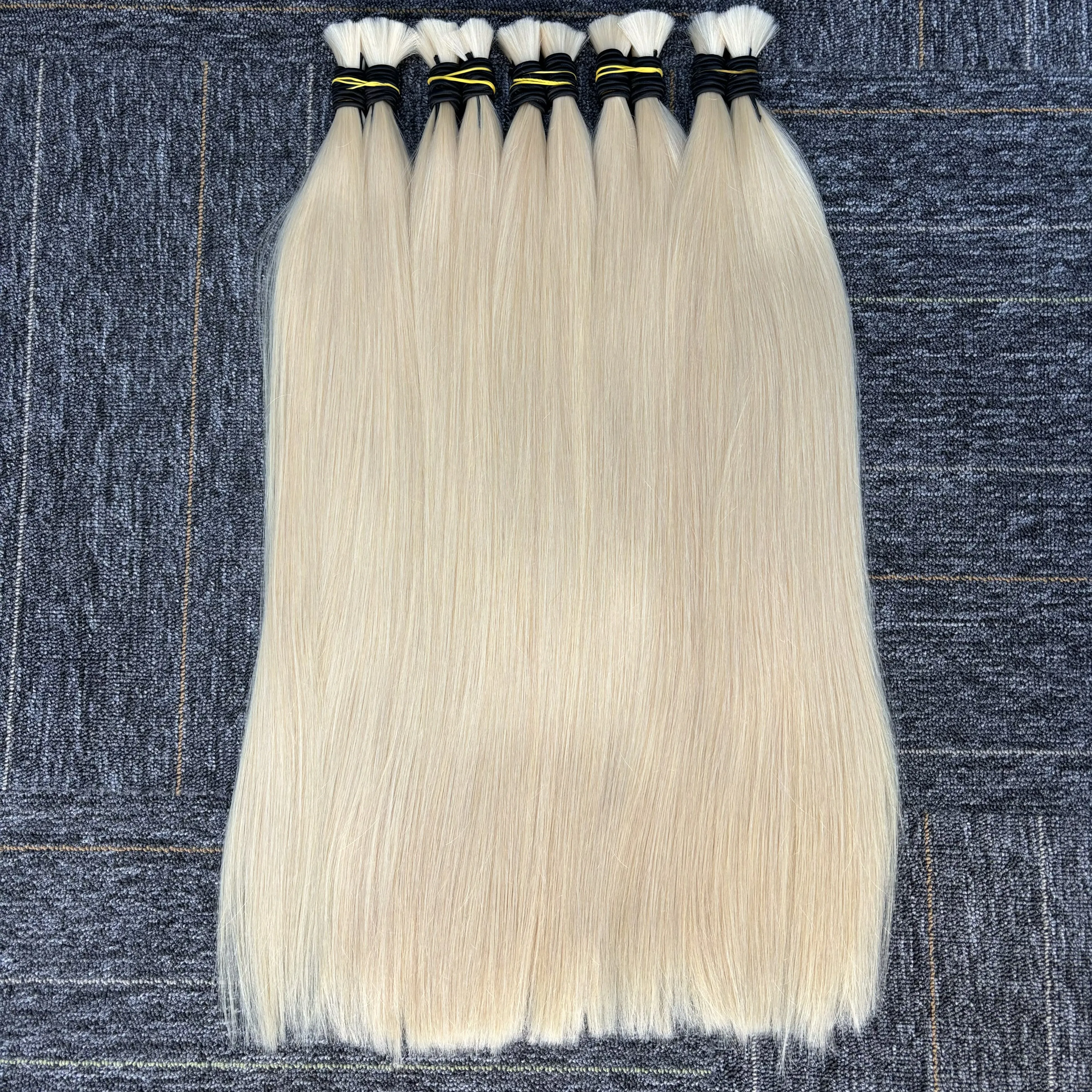 14-4 Maxhair No Weft Hair Extensions Virgin Human Hair Bulk Hair Bundles For Braiding Human Hair Straight Hair For Braiding