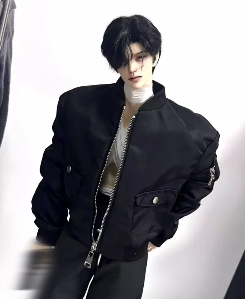 

Одежда для кукол BJD - подходит для кукол размера 1/4 ID 75-77 см, повседневная куртка-бомбер с длинными рукавами - аксессуары для кукол