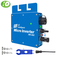 400W MPPT Grid Tie Solar Inverter With WiFi Function 22-50VDC Input On Grid Microinverter For 120VAC Or 230VAC Home Grid