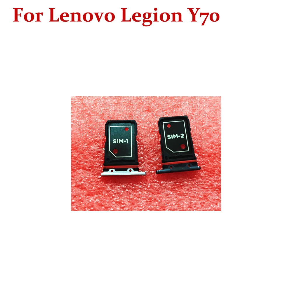 For Lenovo Legion Phone Y70 Original Sim Card Holder Tray Card Slot Legion Y70 Sim Card Holder Legion Y70 Game phone