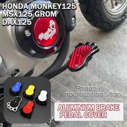 For HONDA MONKEY125 Modification accessories MSX125 GROM DAX125 ALUMINIUM BIG FOOT BRAKE PEDAL COVER