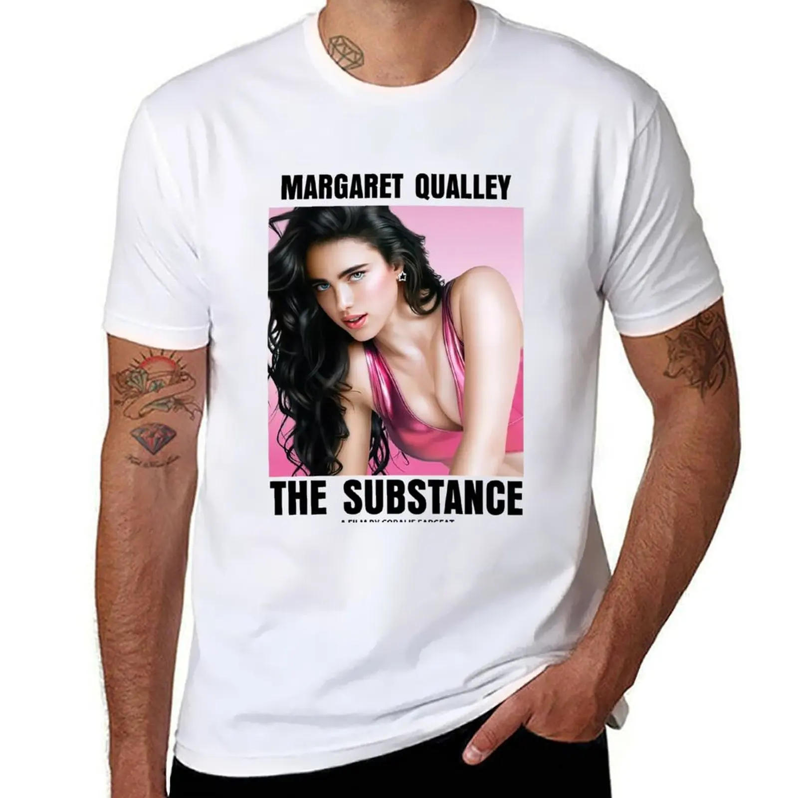 

margaret qualley poster T-Shirt man t shirt heavy cotton man t shirts graphic t shirts for man graphic tees T-Shirt