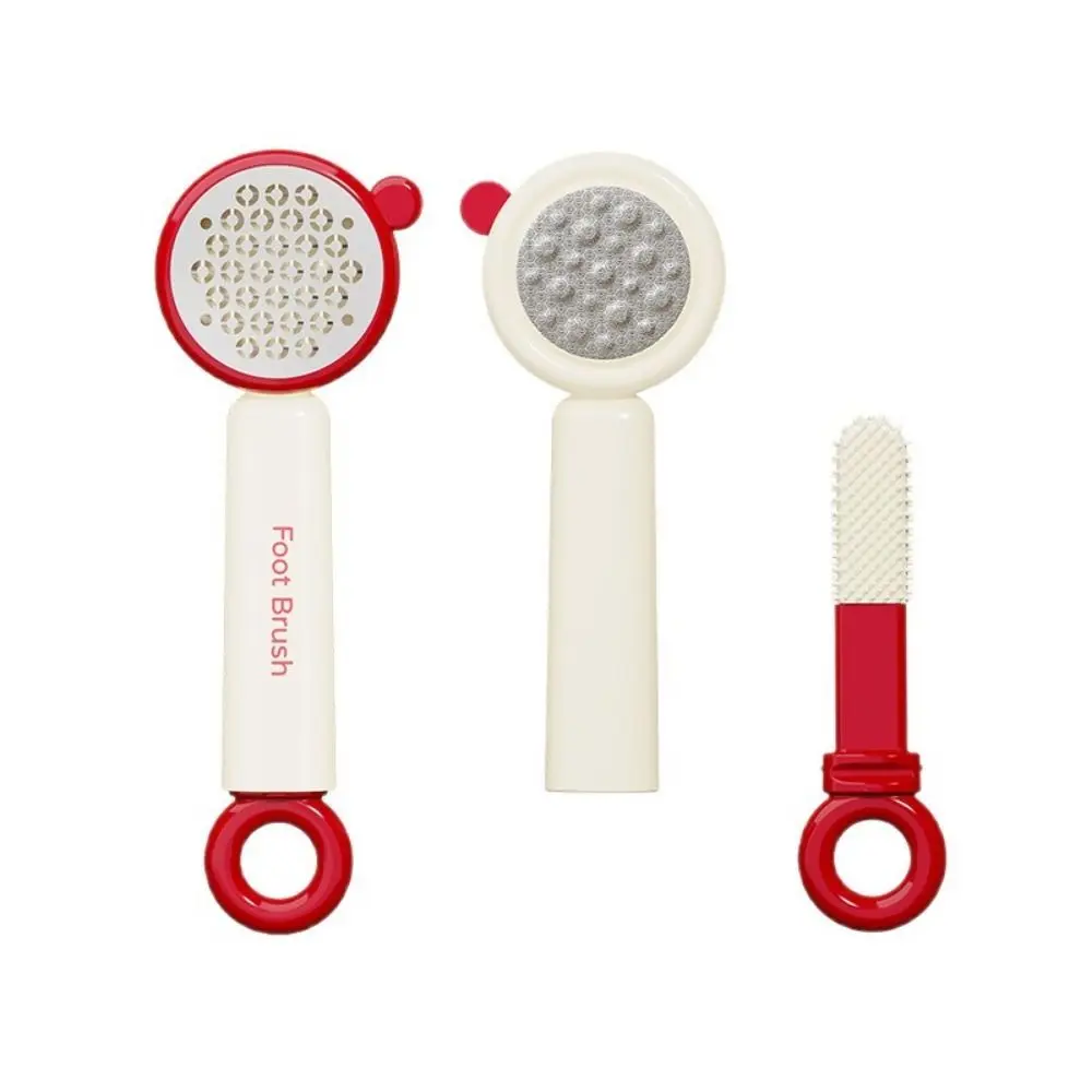 

Щетка-скрабер для ног 3-в-1 с ручкой, эргономичный педикюрный скребок, пилка для ног, отшелушивающее средство для удаления омертвевшей кожи и мозолей