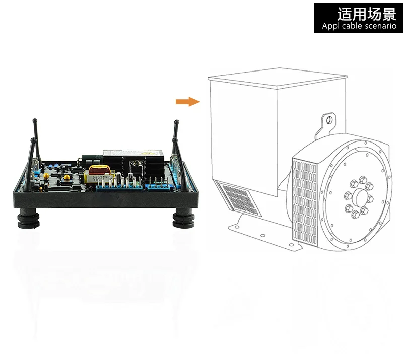 Generator Accessories Pressure Regulator Voltage Stabilizing Board Mx341 Automatic Voltage Regulator AVR E000-23412