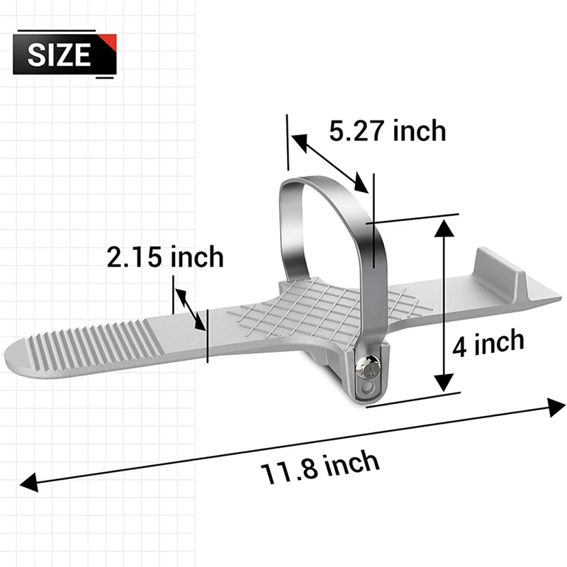 Drywall Foot Lift, Alloy Foot Lifter For Gypsum Wall Installation, Door Lifter Tool For Hinge Installation